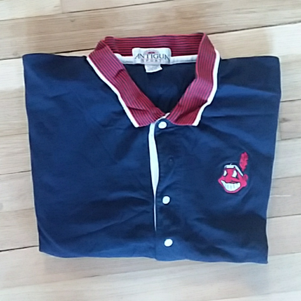Antigua Sport Cleveland Indians Chief wahoo Polo